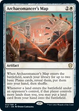 MTG Single Card - Archaeomancer's Map [R 0012]