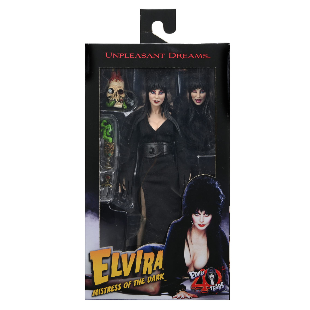 NECA Elvira Unpleasant Dreams 8 Boneco de ação vestido