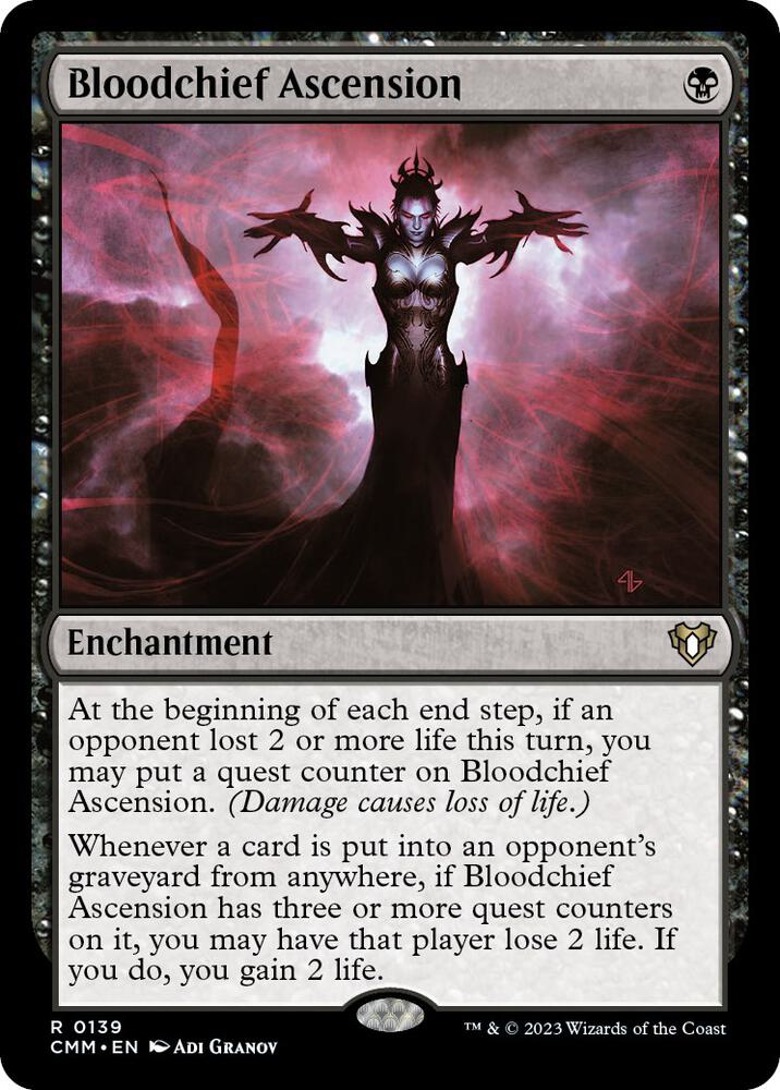 MTG Single Card - Bloodchief Ascension [R 0139]