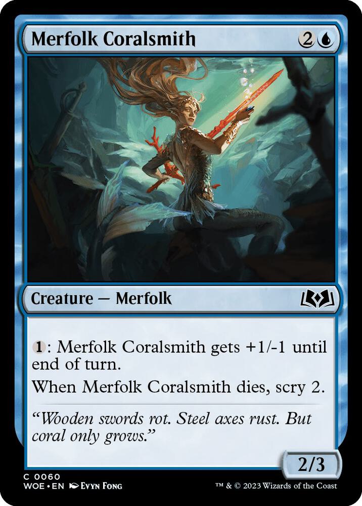 Carta Única MTG - Merfolk Coralsmith [C 0060]