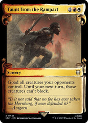 MTG Single Card - Taunt from the Rampart (Showcase Scrolls) [R 0481]