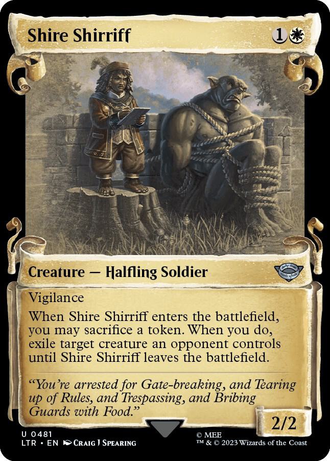 MTG Single Card - Shire Shirriff (Showcase Scrolls) [U 0481]