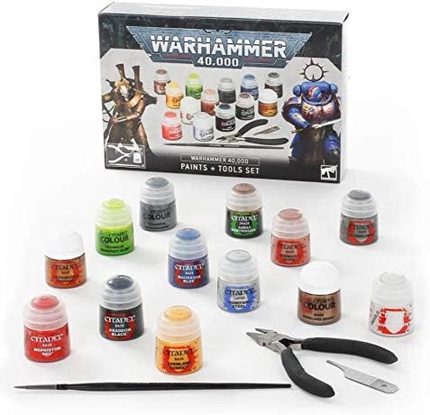 Warhammer 40k - Conjunto de tintas e ferramentas (60-12)