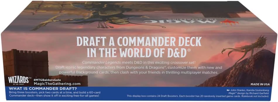 MTG Commander Legends: Battle for Baldur's Gate Draft Booster Box