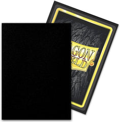 DRAGON SHIELD 100CT OUTE SLEEVES MATTE BLACK