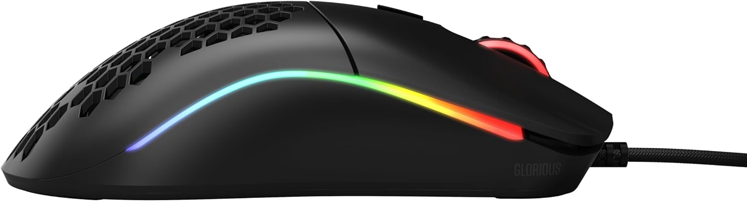 Glorious Model O Wired Gaming Mouse 67g Superlight Honeycomb Design - Matte Black