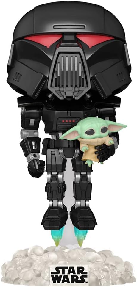 Funko POP! Star Wars - Dark Trooper with Grogu #488