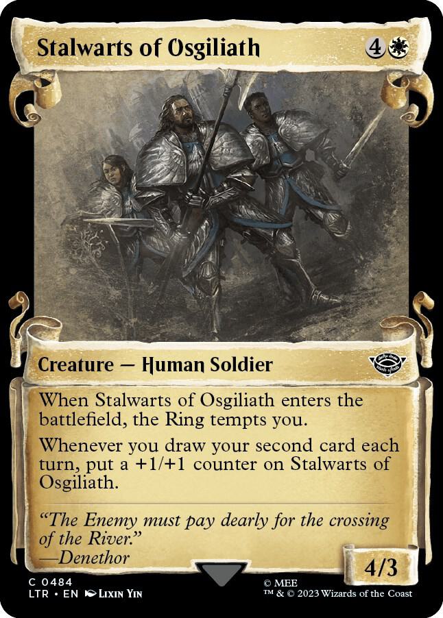 MTG Single Card - Stalwarts of Osgiliath (Showcase Scrolls) [C 0484]