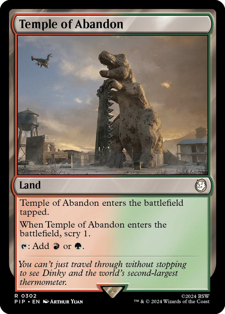 MTG Single Card - Temple of Abandon [R 0302]