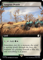 MTG Single Card - Sungrass Prairie (Extended Art) (Surge Foil) [R 1041]