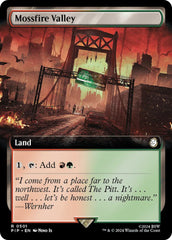 MTG Single Card - Mossfire Valley (Extended Art) [R 0501]