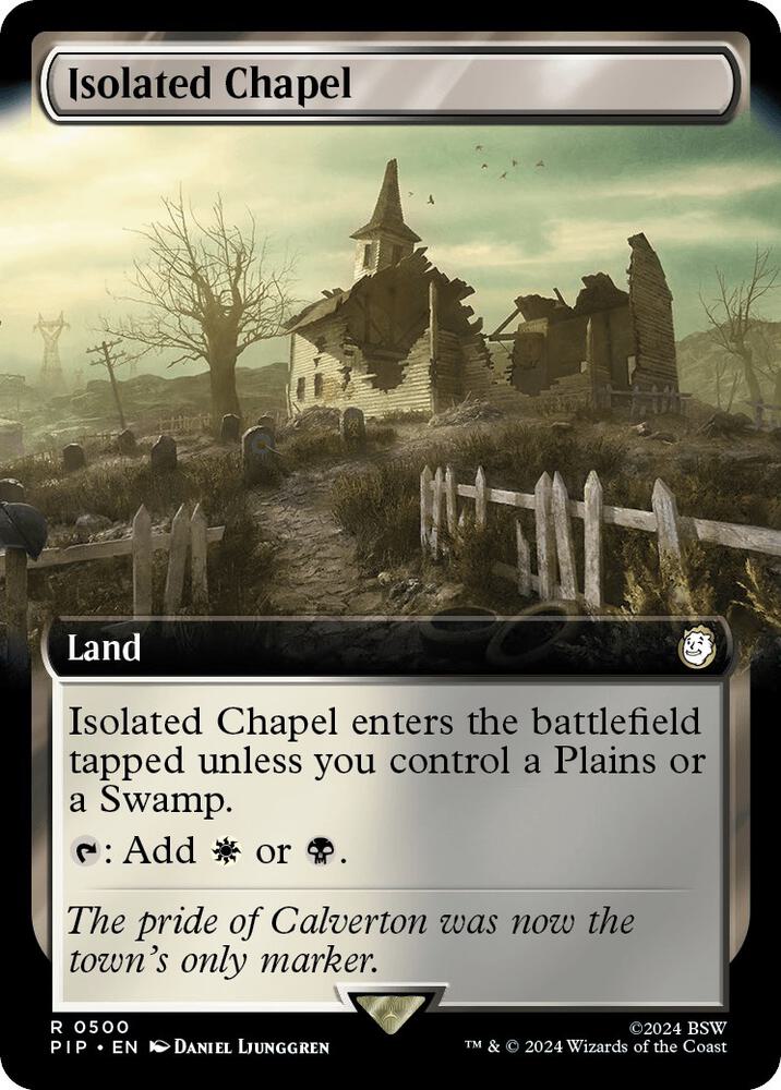 MTG Single Card - Isolated Chapel (Extended Art) [R 0500]