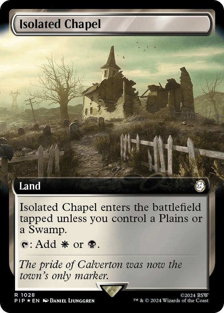 MTG Single Card - Isolated Chapel (Extended Art) (Surge Foil) [R 1028]