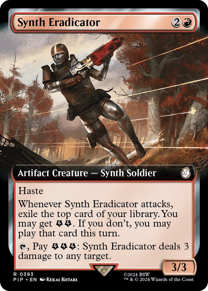 MTG Single Card - Synth Eradicator (Extended Art) [R 0393]