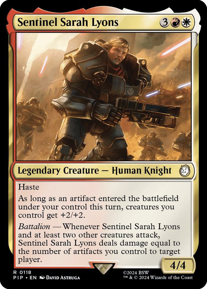 MTG Single Card - Sentinel Sarah Lyons [R 0118]