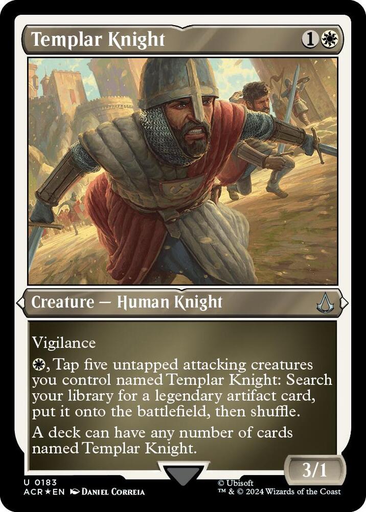 MTG Single Card - Templar Knight (Foil Etched) [U 0183]