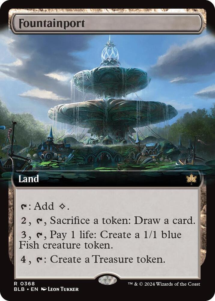 MTG Single Card - Fountainport (Extended Art) [R 0368]