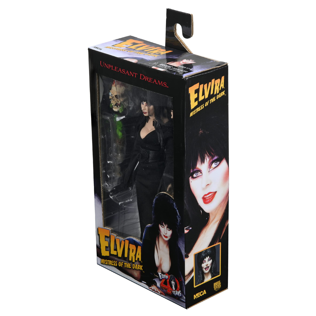 NECA Elvira Unpleasant Dreams 8 Boneco de ação vestido