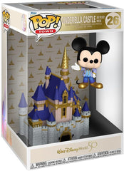 Funko POP! Town: Walt Disney World 50º - Castelo da Cinderela com Mickey Mouse #26 