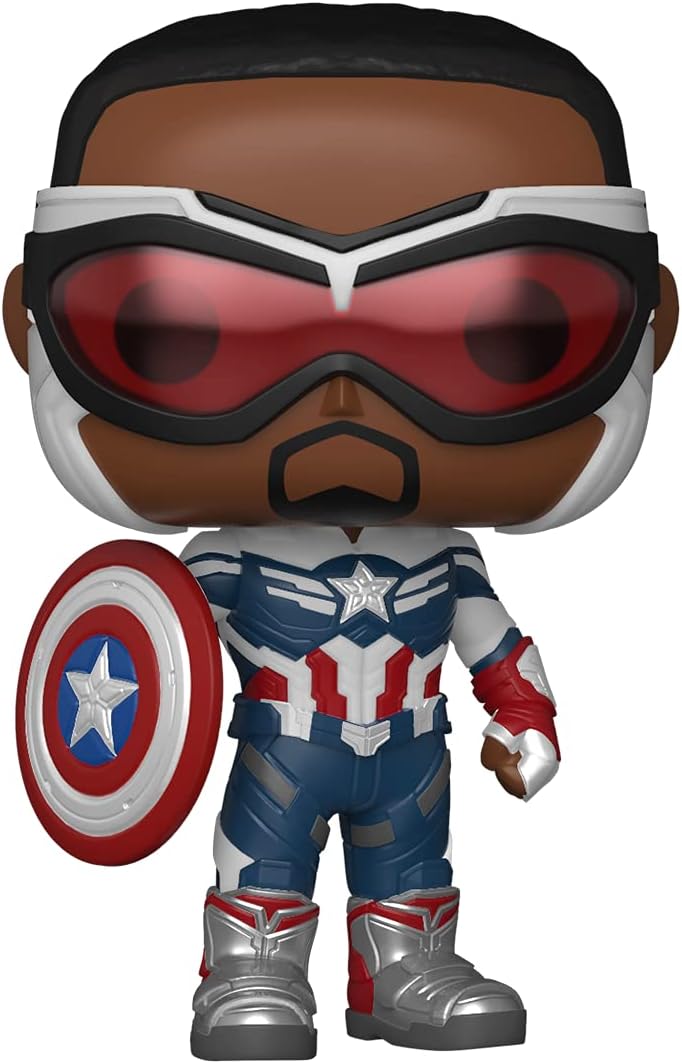 Funko POP! Marvel: Falcão e o Soldado Invernal - Capitão América (Sam Wilson) #814 