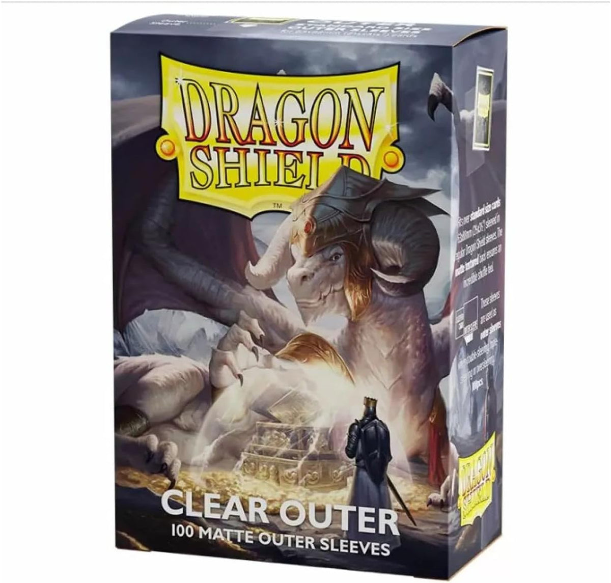 DRAGON SHIELD 100CT OUTE SLEEVES MATTE CLEAR