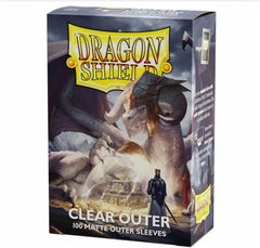 DRAGON SHIELD 100CT OUTE SLEEVES MATTE CLEAR