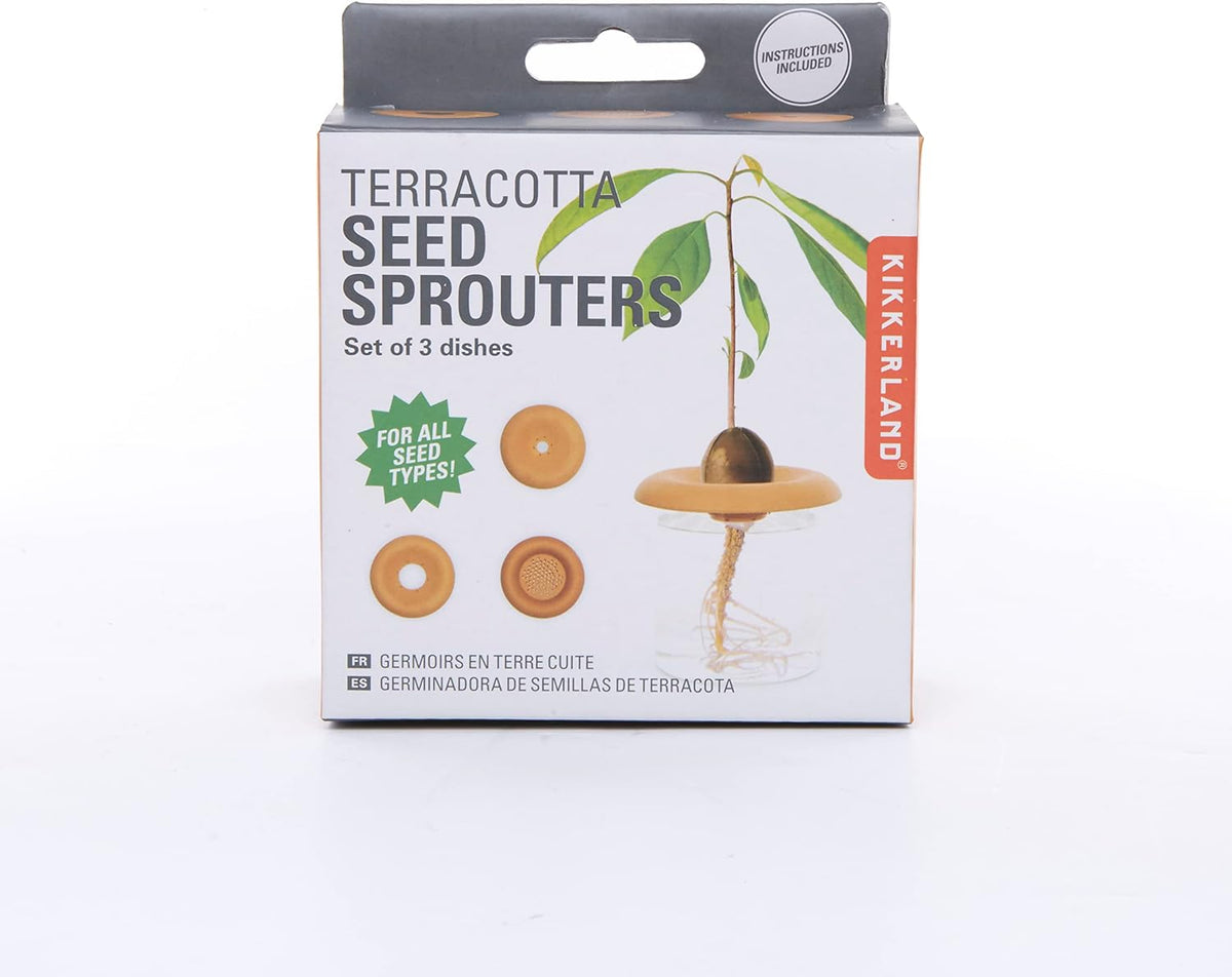 Kikkerland Eco Friendly Terracota Cultivo Sementes Iniciais Sprouters 