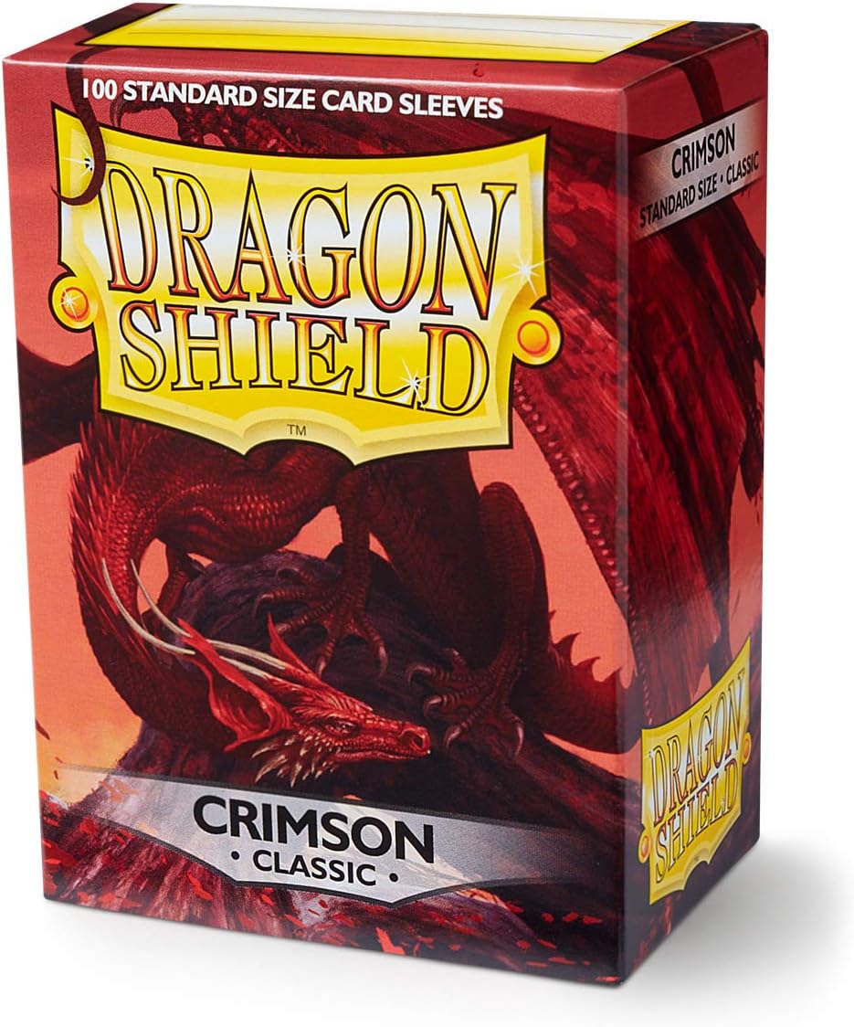 DRAGON SHIELD 100CT BOX CLASSIC CRIMSON