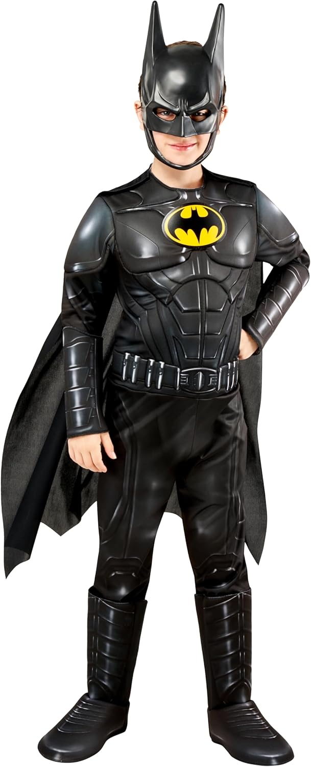 Rubie's Boy's DC Comics Flash The Movie Batman (Keaton) Deluxe Costume