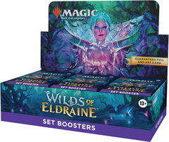 Caixa de reforço do conjunto MTG Wilds of Eldraine