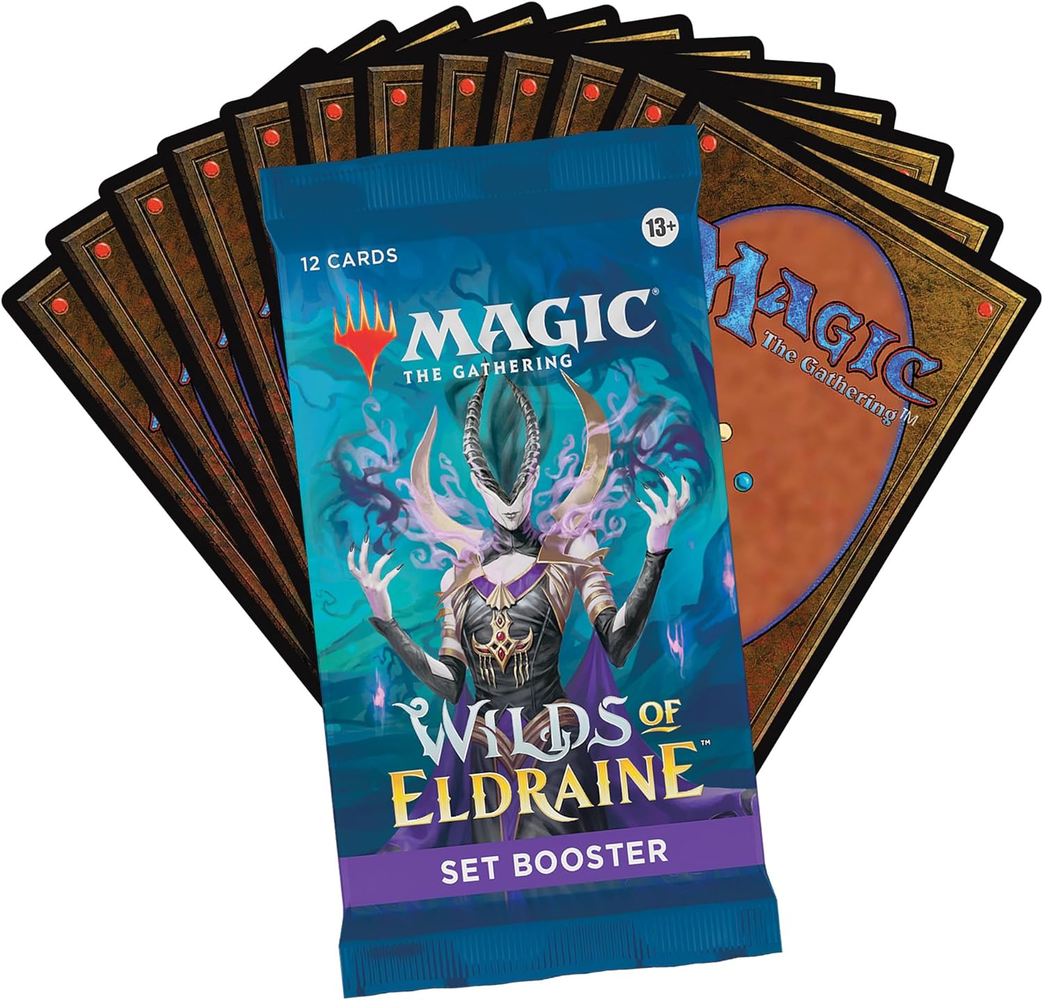 Caixa de reforço do conjunto MTG Wilds of Eldraine