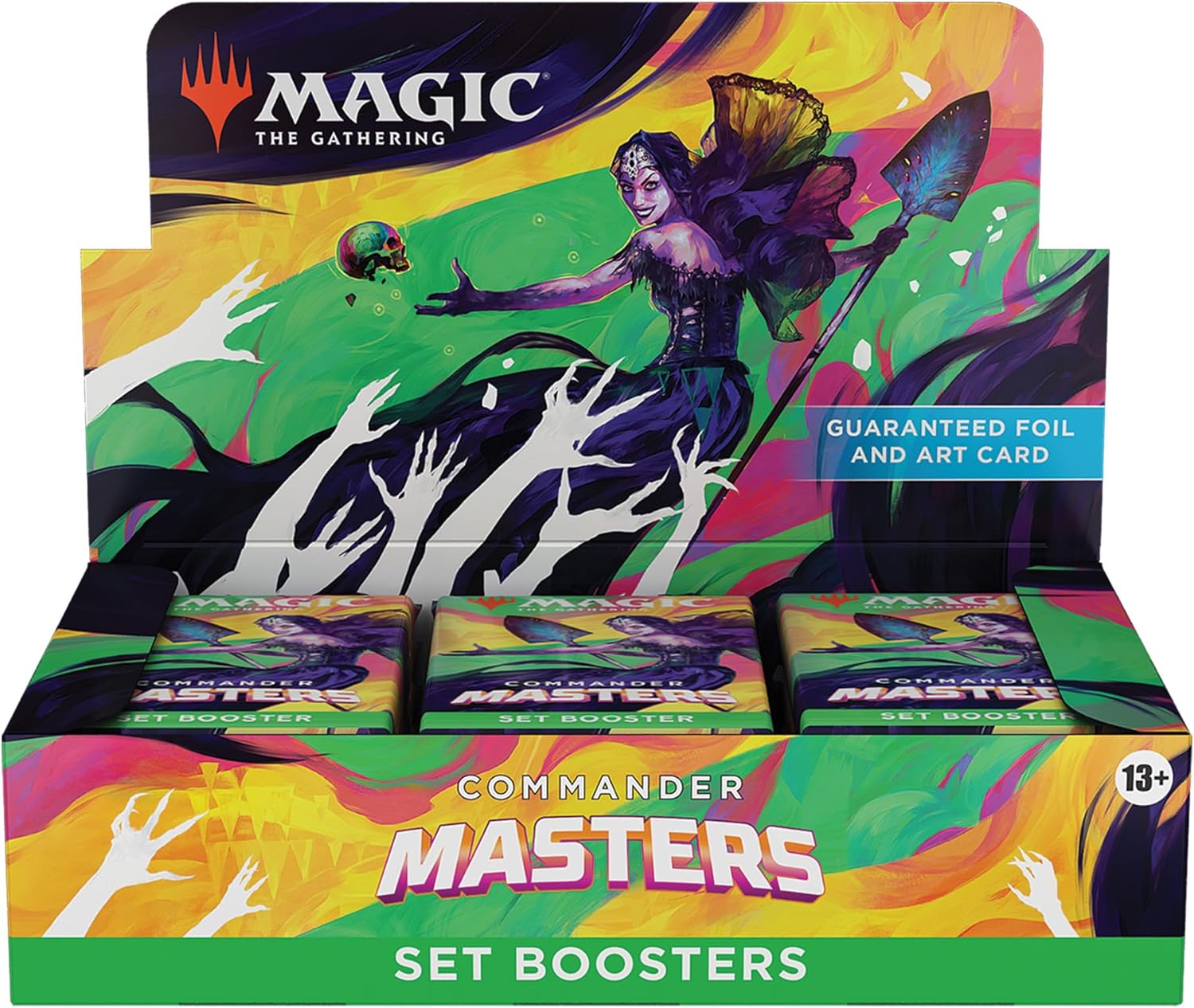 Caixa de reforço de colecionador de MTG Commander Masters 