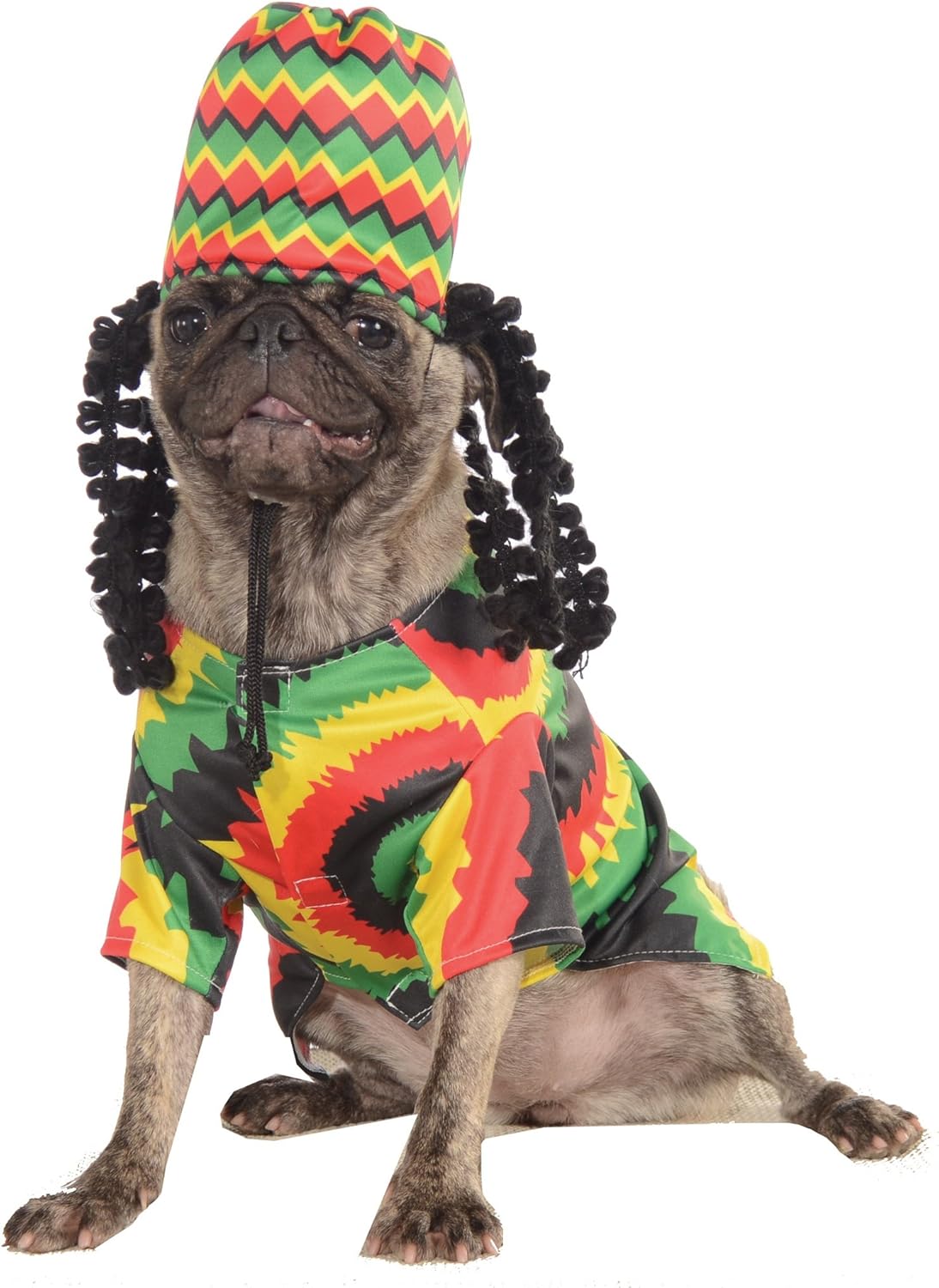 Rubie's Pet Costume Rasta Dog