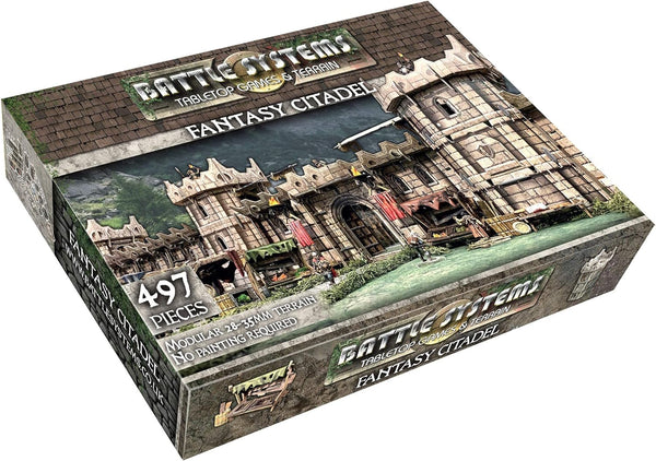BAT-BSTUAC001 - Battle Systems - City Block Core Set -28mm Space Terrain -  Board Game - Neoprene Gaming Mat - Modular 3D Terrain - Wargaming