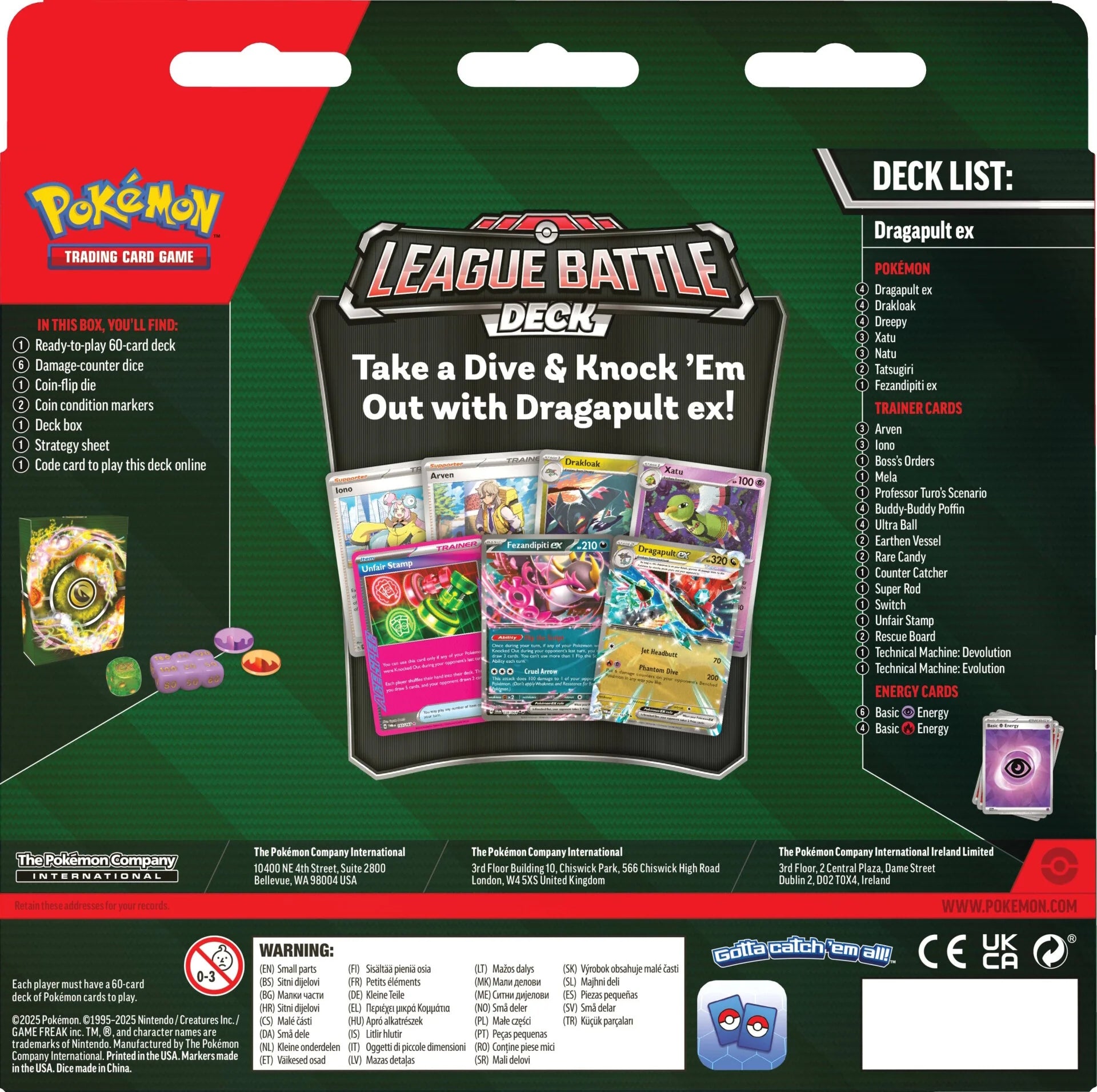 [PRE-ORDER] Pokemon Dragapult ex League Battle Deck