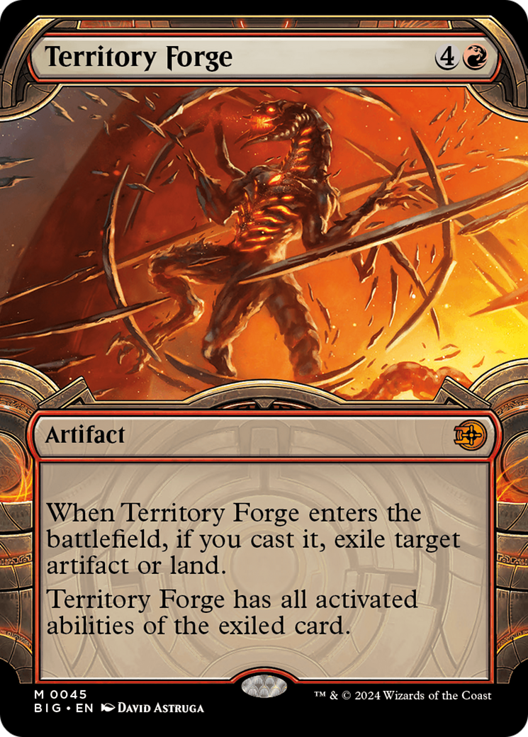 MTG Single Card - Territory Forge (Showcase) [M 0045]