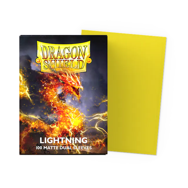 DRAGON SHIELD 100CT CAIXA DUAL MATTE LIGHTNING