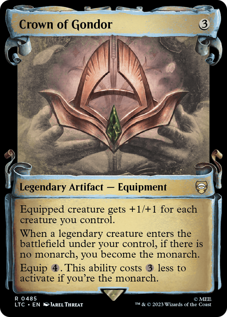 MTG Single Card - Crown of Gondor (Showcase Scrolls) [R 0485]