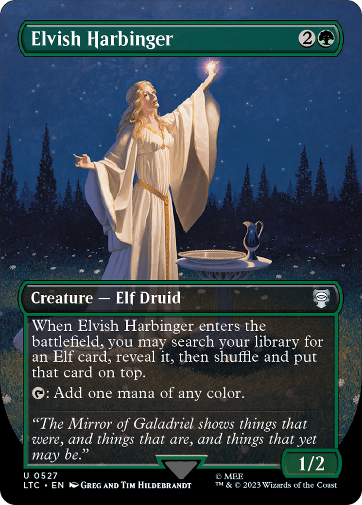 MTG Single Card - Elvish Harbinger (Borderless) [U 0527]