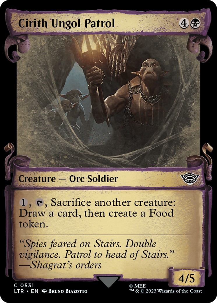 MTG Single Card - Cirith Ungol Patrol (Pergaminhos de Exibição) [C 0531]