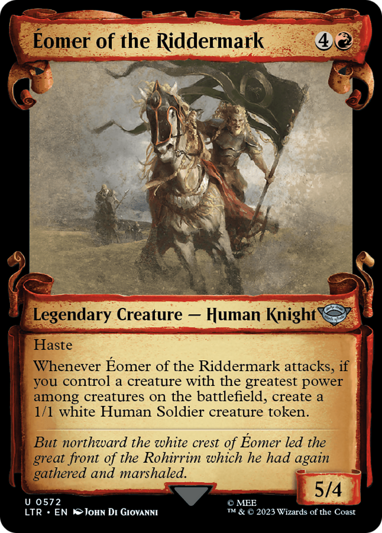 MTG Single Card - Eomer of the Riddermark (Showcase Scrolls) [U 0572]