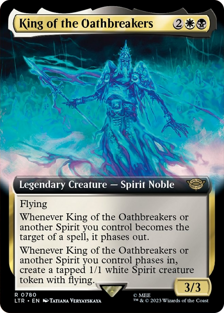 MTG Single Card - King of the Oathbreakers (Extended Art) (Surge Foil) [R 0780]