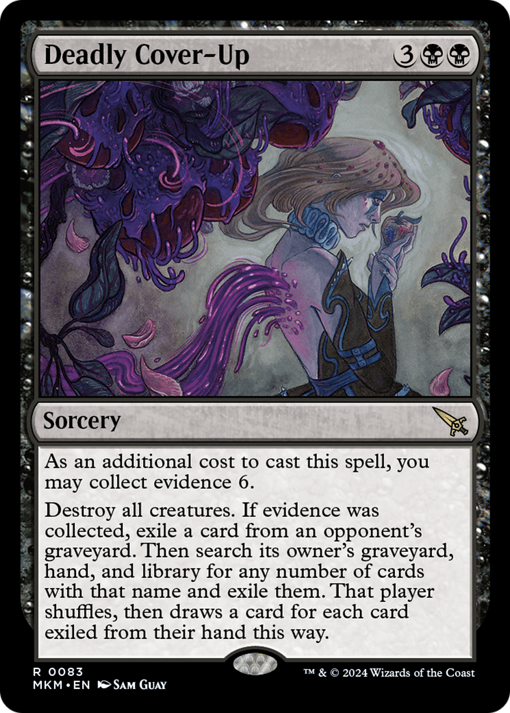 MTG Single Card - Deadly Cover-Up [R 0083]