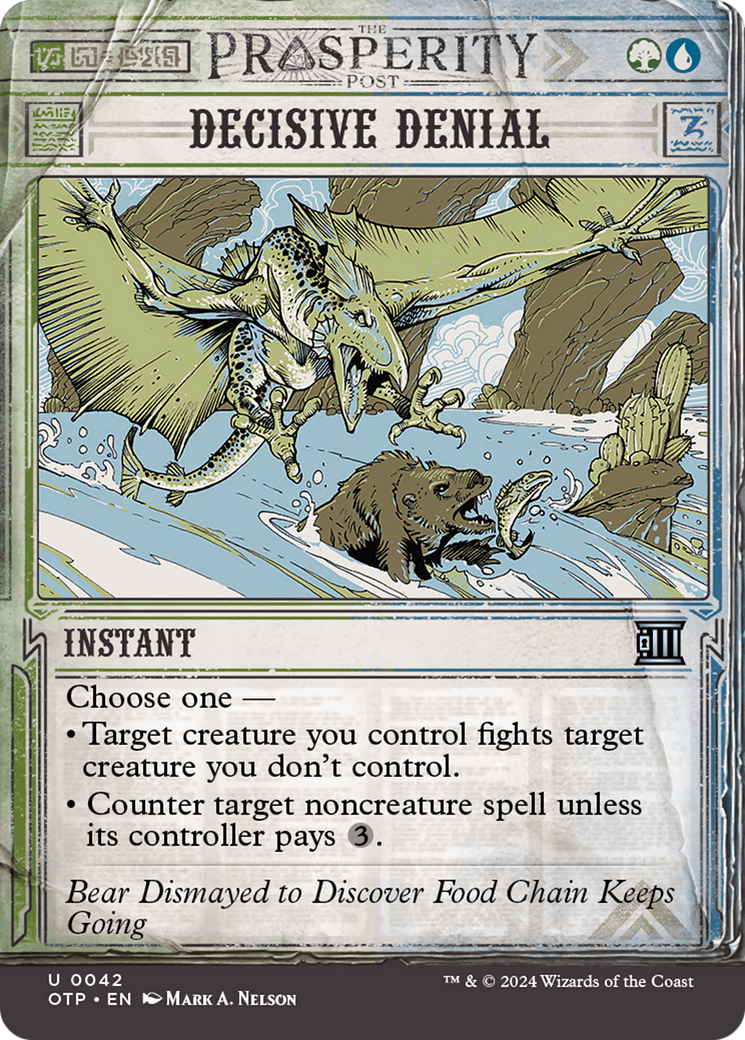 MTG Single Card - Decisive Denial [U 0042]