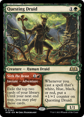 MTG Single Card - Questing Druid (Showcase) [R 0294]