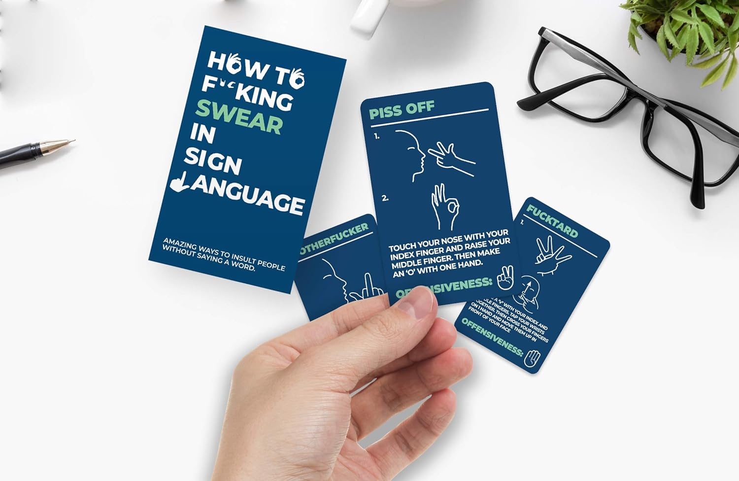 How To Swear In Sign Language Cards