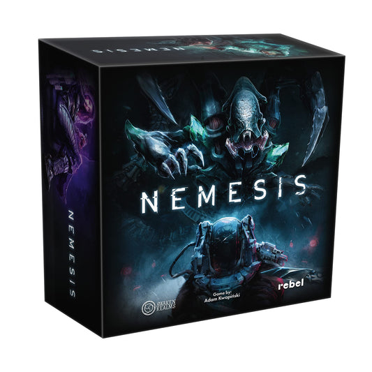 Nemesis Board Game | Sci-Fi Horror Game | Miniatures Game | Strategy Game | Cooperative Adventure Game for Adults and Teens | Ages 14+ | 1 - 5 Players | Average Playtime 1-2 Hours | Made by Rebel
