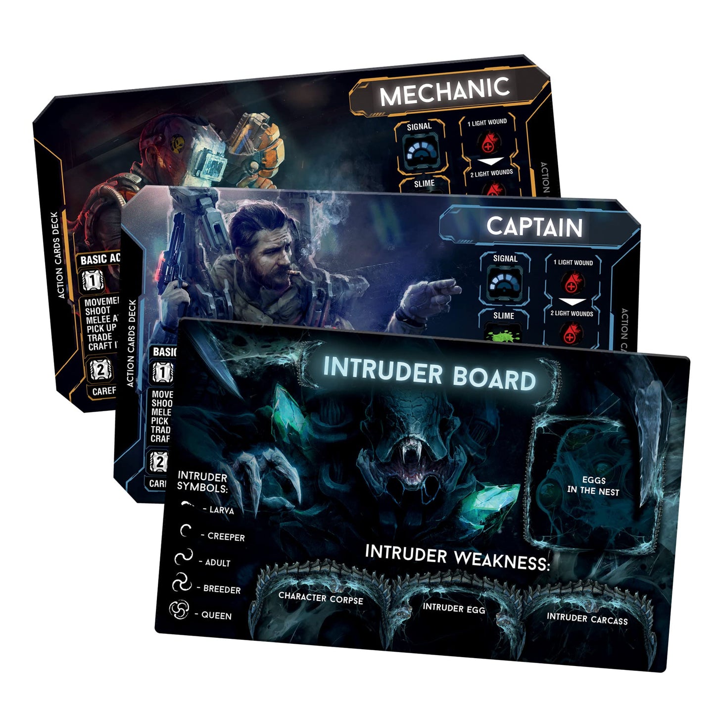 Nemesis Board Game | Sci-Fi Horror Game | Miniatures Game | Strategy Game | Cooperative Adventure Game for Adults and Teens | Ages 14+ | 1 - 5 Players | Average Playtime 1-2 Hours | Made by Rebel