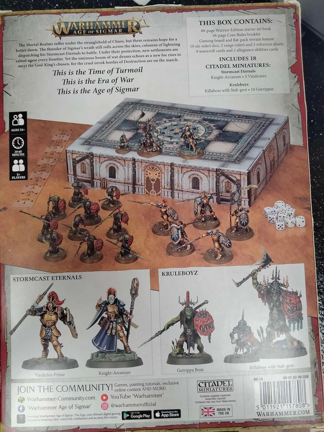 Warhammer Age of Sigmar - Conjunto inicial da caixa do guerreiro (80-15)